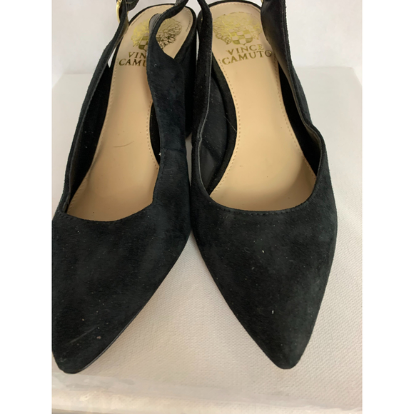 Vince Camuto Black Pointed Toe Sandals Size 6.5 - Picture 8 of 9